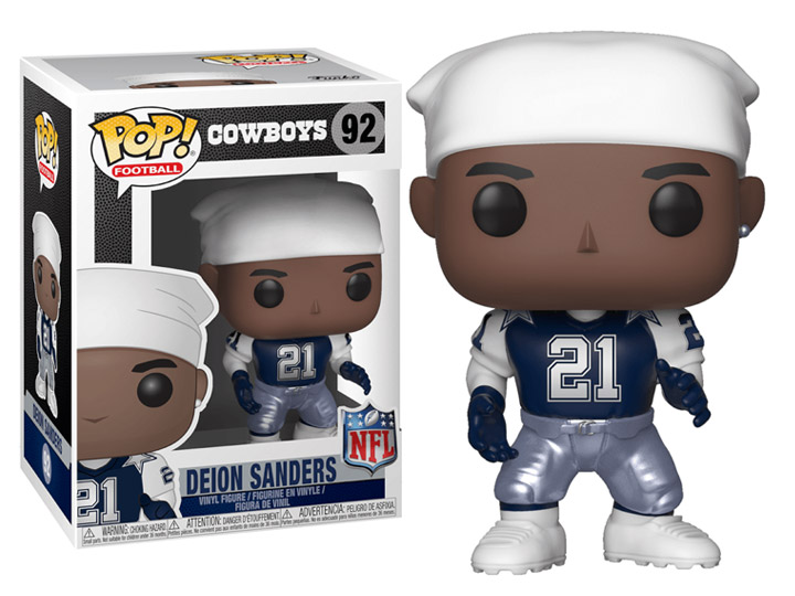Pop! NFL Legends: Cowboys - Deion Sanders (Throwback) Gallery Image 1