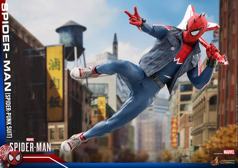 Marvel's Spider-Man VGM32 Spider-Man (Spider-Punk Suit) 1/6 Scale Collectible Figure Gallery Image 10
