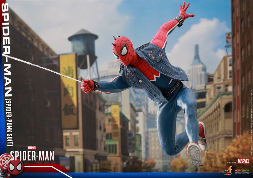 Marvel's Spider-Man VGM32 Spider-Man (Spider-Punk Suit) 1/6 Scale Collectible Figure Gallery Image 11