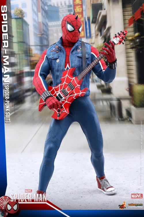Marvel's Spider-Man VGM32 Spider-Man (Spider-Punk Suit) 1/6 Scale Collectible Figure Gallery Image 6