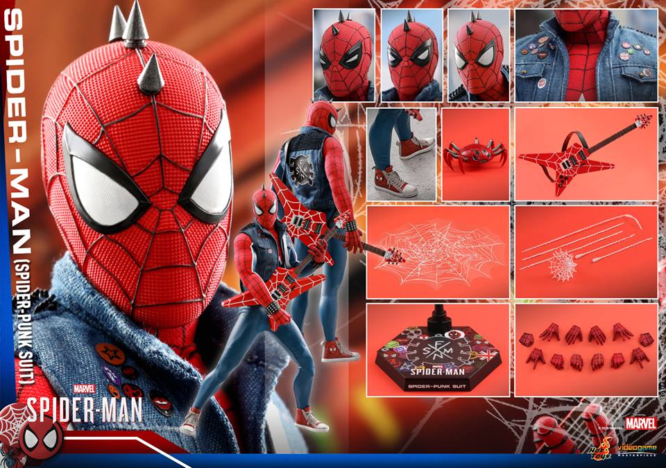 Marvel's Spider-Man VGM32 Spider-Man (Spider-Punk Suit) 1/6 Scale Collectible Figure Gallery Image 14
