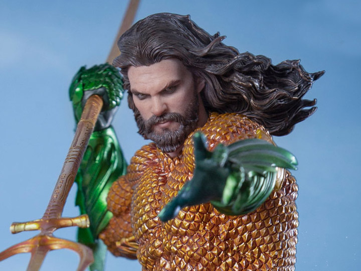 Aquaman Battle Diorama Series Aquaman 1/10 Art Scale Statue Gallery Image 1