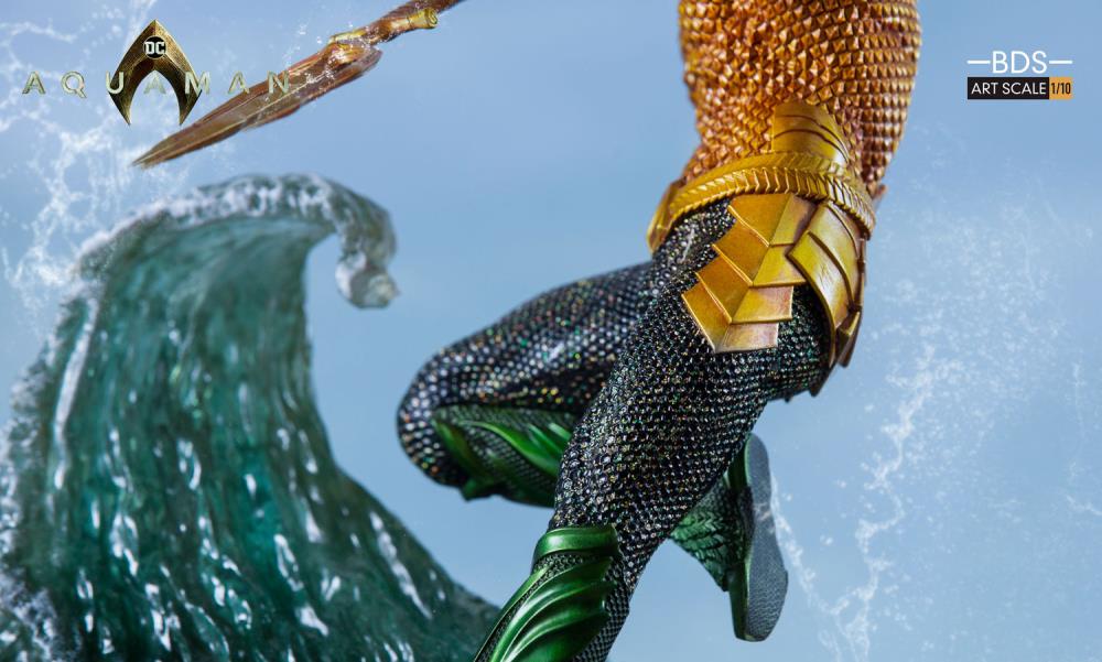 Aquaman Battle Diorama Series Aquaman 1/10 Art Scale Statue Gallery Image 7