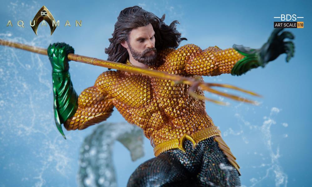Aquaman Battle Diorama Series Aquaman 1/10 Art Scale Statue Gallery Image 8