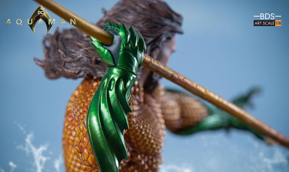 Aquaman Battle Diorama Series Aquaman 1/10 Art Scale Statue Gallery Image 10