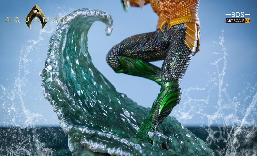Aquaman Battle Diorama Series Aquaman 1/10 Art Scale Statue Gallery Image 5