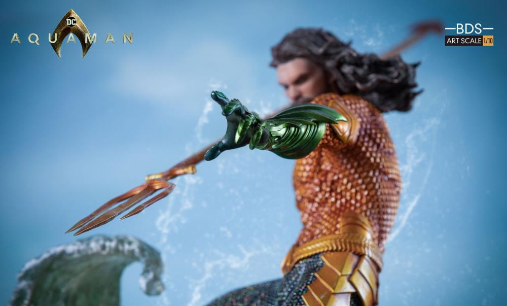 Aquaman Battle Diorama Series Aquaman 1/10 Art Scale Statue Gallery Image 11
