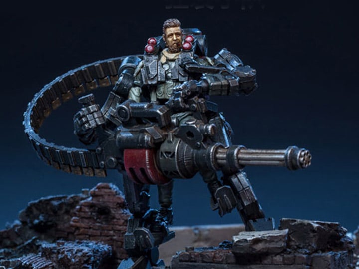 Dark Source Soldier Series Alpha Assault Team (Black) 1/24 Scale Figure