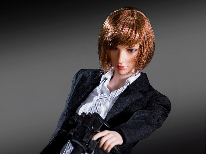 Battle Girl's Uniform (Black) 1/6 Scale Accessory Set Gallery Image 1
