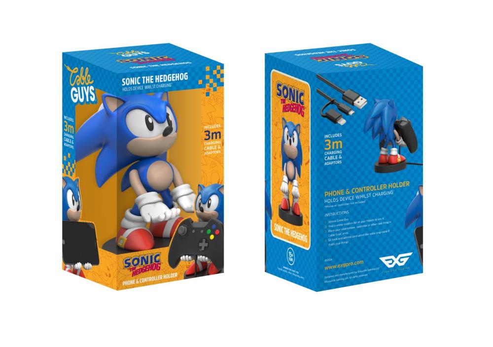 Sonic The Hedgehog Cable Guys Sonic Phone & Controller Holder Gallery Image 6