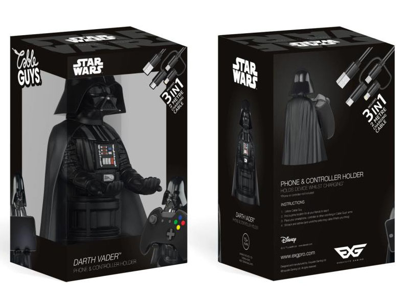 Star Wars Cable Guys Darth Vader Phone & Controller Holder Gallery Image 10