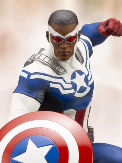 Marvel Universe ArtFX+ Captain America (Sam Wilson) Statue Gallery Image 2