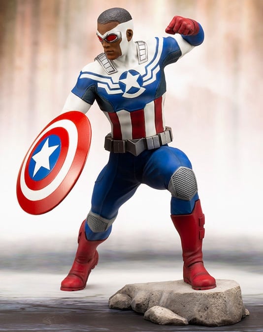 Marvel Universe ArtFX+ Captain America (Sam Wilson) Statue Gallery Image 9
