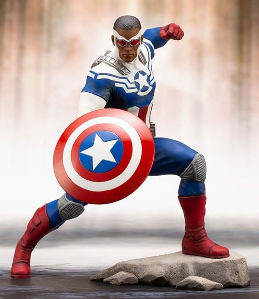 Marvel Universe ArtFX+ Captain America (Sam Wilson) Statue Gallery Image 3