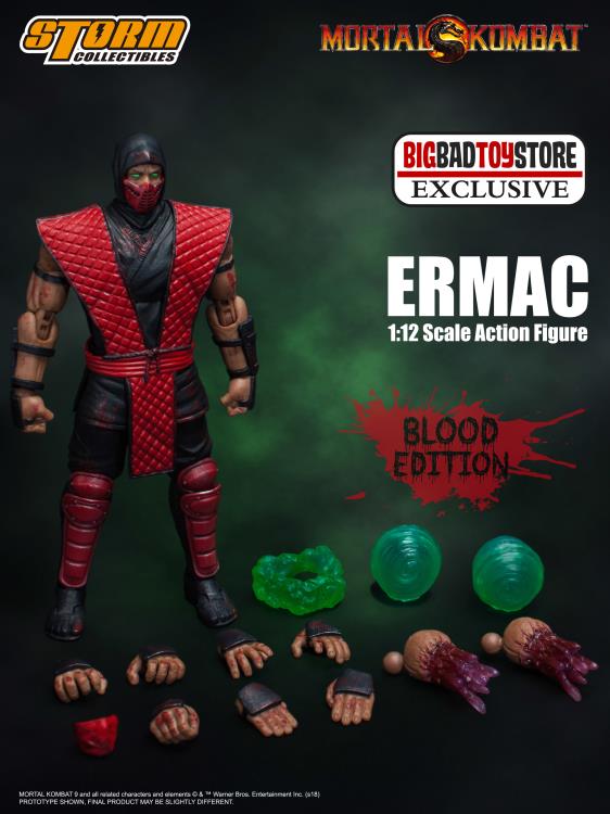 Mortal Kombat VS Series Ermac (Bloody Edition) 1/12 Scale BBTS Exclusive Figure Gallery Image 3