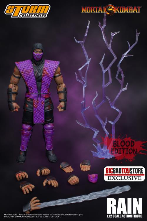 Mortal Kombat VS Series Rain (Bloody Edition) 1/12 Scale BBTS Exclusive Figure Gallery Image 3