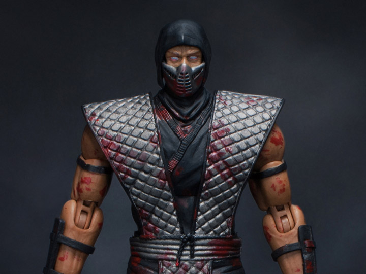 Mortal Kombat VS Series Smoke (Bloody Edition) 1/12 Scale BBTS Exclusive Figure Gallery Image 1