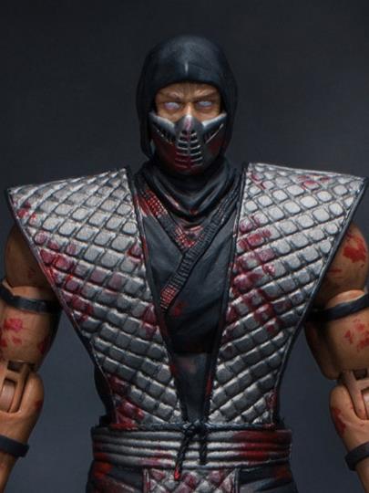 Mortal Kombat VS Series Smoke (Bloody Edition) 1/12 Scale BBTS Exclusive Figure Gallery Image 2