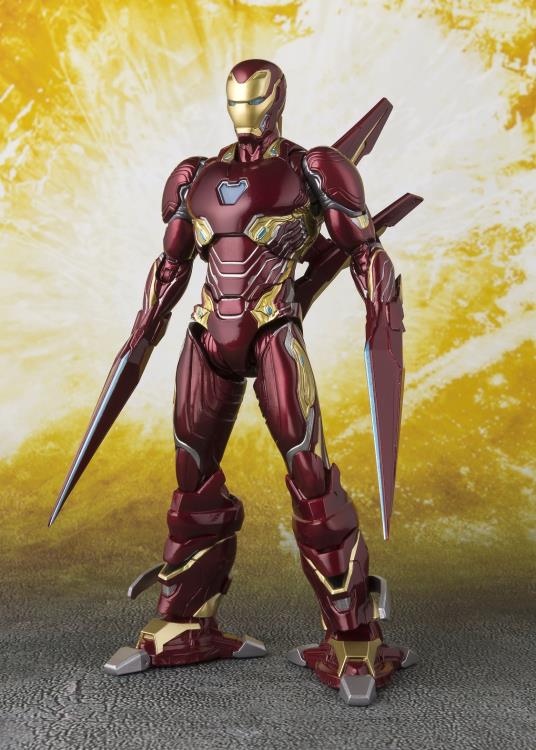 Avengers: Infinity War S.H.Figuarts Iron Man Mark L Action Figure With Nano-Weapon Set Gallery Image 3
