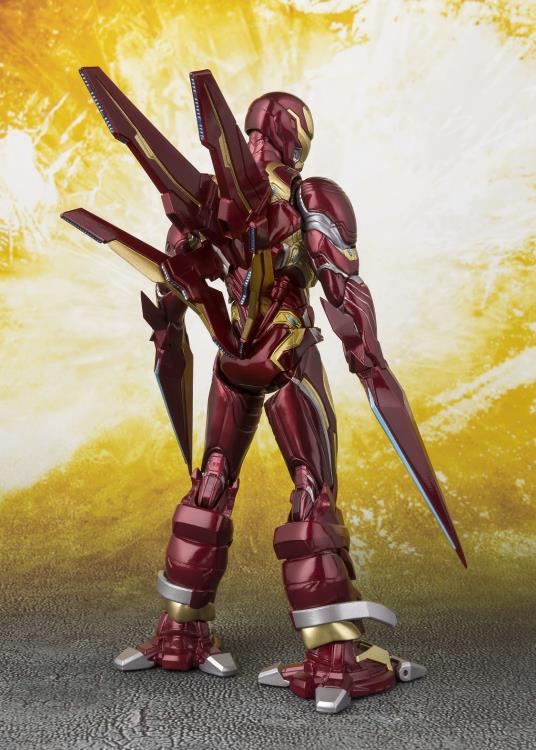 Avengers: Infinity War S.H.Figuarts Iron Man Mark L Action Figure With Nano-Weapon Set Gallery Image 5