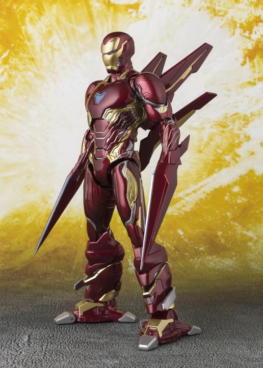 Avengers: Infinity War S.H.Figuarts Iron Man Mark L Action Figure With Nano-Weapon Set Gallery Image 4
