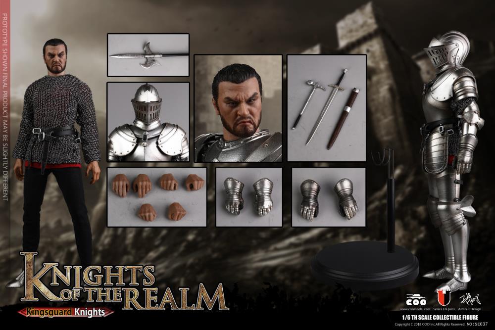 Series of Empires Knights of The Realm Kingsguard Knight Die-Cast Alloy 1/6 Scale Figure Gallery Image 10