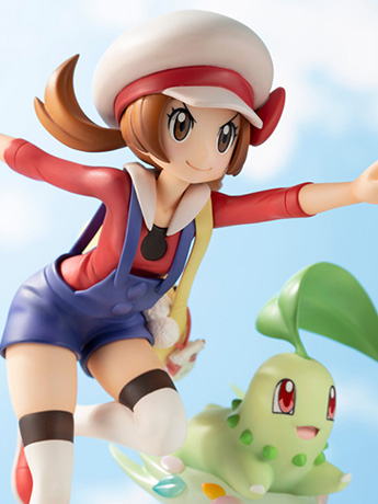Pokemon ArtFX J Lyra With Chikorita Figure Gallery Image 2