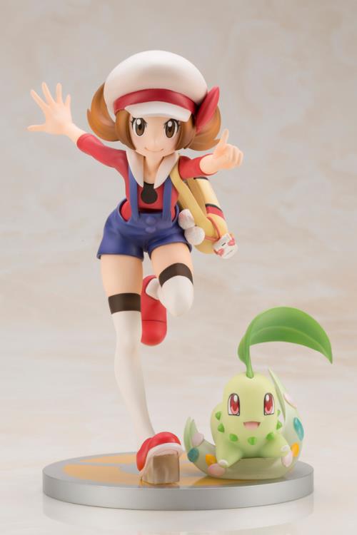 Pokemon ArtFX J Lyra With Chikorita Figure Gallery Image 4