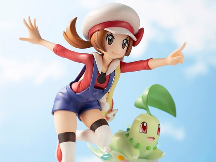 Pokemon ArtFX J Lyra With Chikorita Figure Gallery Image 1