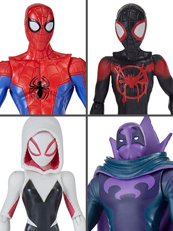 Spider-Man: Into the Spider-Verse Wave 1 Set of 4 Figures Gallery Image 2