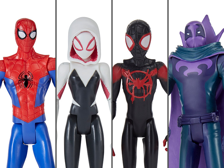 Spider-Man: Into the Spider-Verse Wave 1 Set of 4 Figures Gallery Image 1