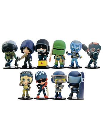 Tom Clancy's Rainbow Six Box of 12 Mini Figures