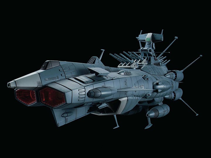 Space Battleship Yamato U.N.F.C. Andromeda Class DX 1/1000 Scale Model Kit Gallery Image 1