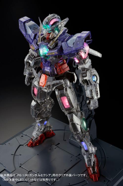 Mobile Suit Gundam 00 PG GN-001 Gundam Exia (Clear Ver.) 1/60 Scale Exclusive Armor Set Gallery Image 3