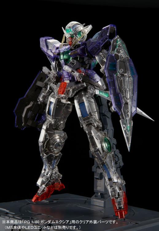 Mobile Suit Gundam 00 PG GN-001 Gundam Exia (Clear Ver.) 1/60 Scale Exclusive Armor Set Gallery Image 8