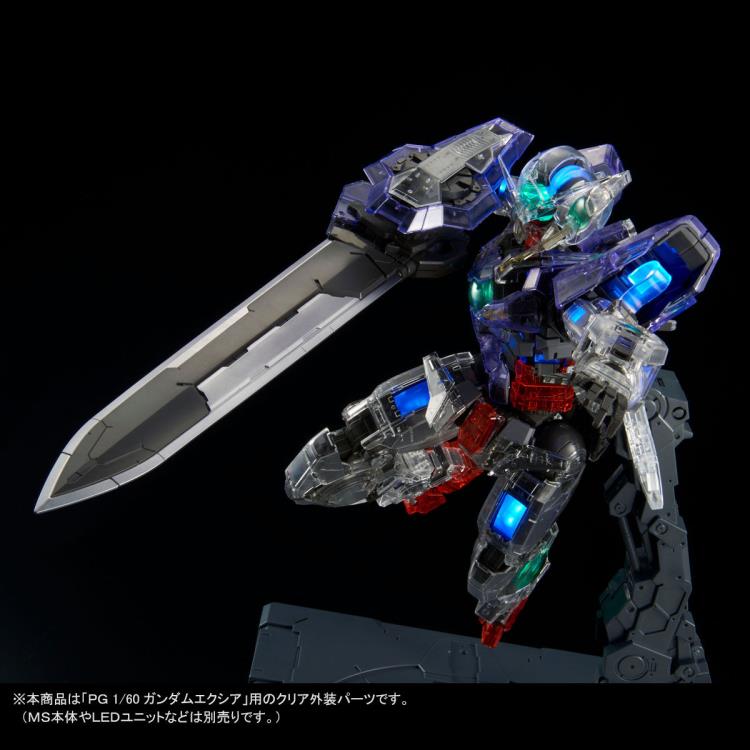 Mobile Suit Gundam 00 PG GN-001 Gundam Exia (Clear Ver.) 1/60 Scale Exclusive Armor Set Gallery Image 6