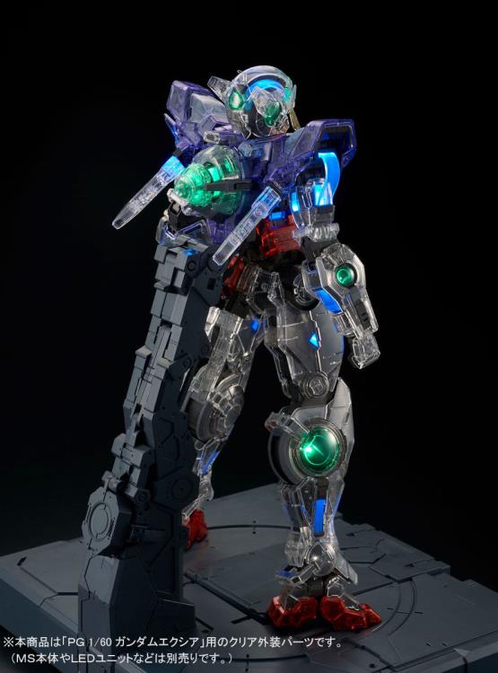 Mobile Suit Gundam 00 PG GN-001 Gundam Exia (Clear Ver.) 1/60 Scale Exclusive Armor Set Gallery Image 4