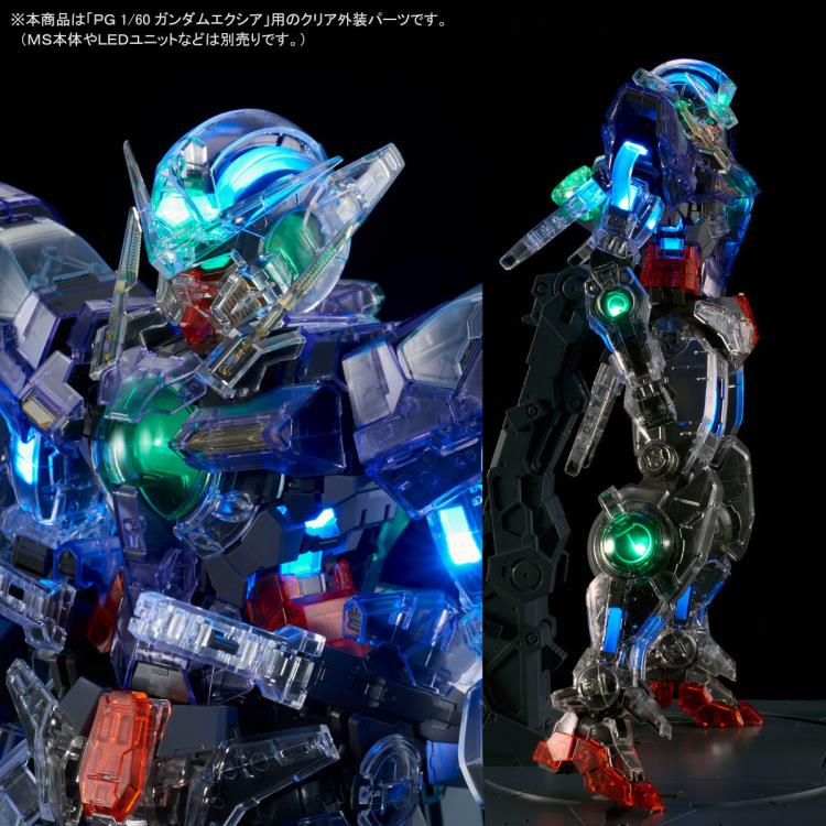Mobile Suit Gundam 00 PG GN-001 Gundam Exia (Clear Ver.) 1/60 Scale Exclusive Armor Set Gallery Image 10