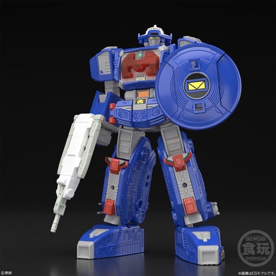 Power Rangers in Space Super Mini-Pla Astro Megazord & Delta Megazord Model Kit Gallery Image 3