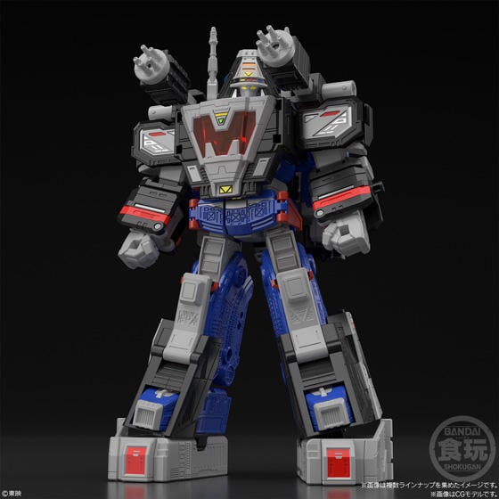 Power Rangers in Space Super Mini-Pla Astro Megazord & Delta Megazord Model Kit Gallery Image 7