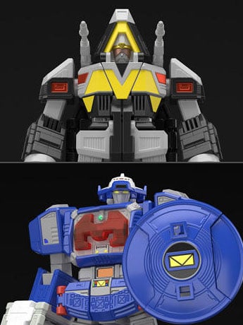 Power Rangers in Space Super Mini-Pla Astro Megazord & Delta Megazord Model Kit Gallery Image 2