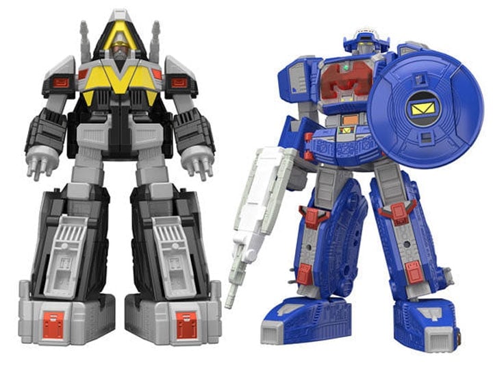Power Rangers in Space Super Mini-Pla Astro Megazord & Delta Megazord Model Kit Gallery Image 1