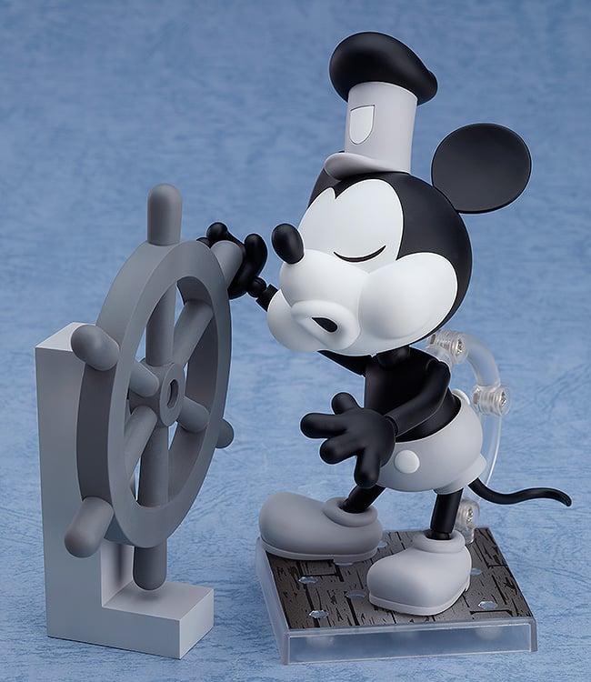 Steamboat Willie Nendoroid No.1010a 1928 Mickey Mouse (Black & White) Gallery Image 4