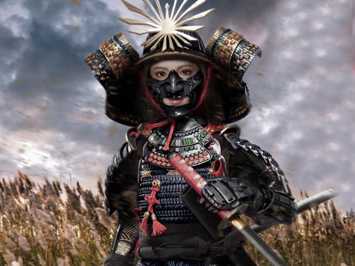 Female Samurai Ryou (Black Armor) 1/6 Scale Figure Gallery Image 1