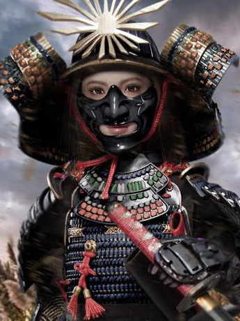 Female Samurai Ryou (Black Armor) 1/6 Scale Figure Gallery Image 2