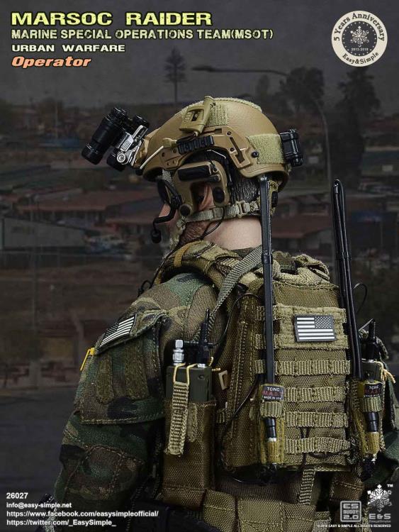 MARSOC Raider Urban Warfare Operator 1/6 Scale Figure
