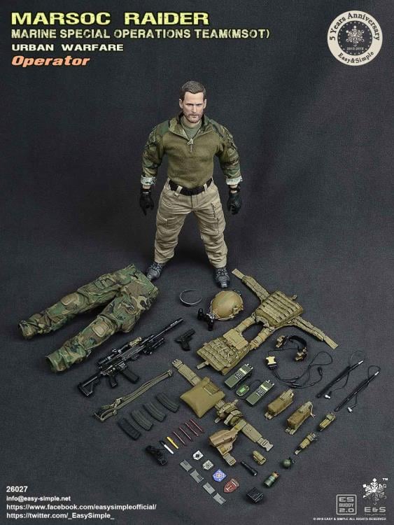 MARSOC Raider Urban Warfare Operator 1/6 Scale Figure