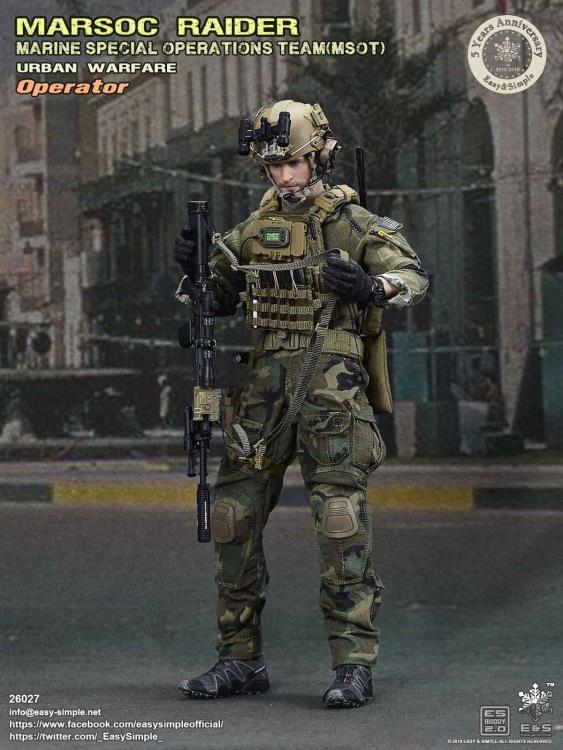 MARSOC Raider Urban Warfare Operator 1/6 Scale Figure