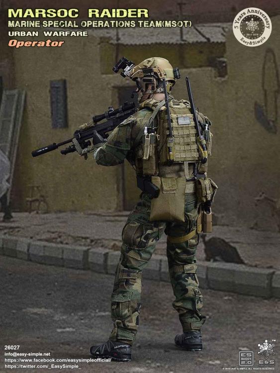 MARSOC Raider Urban Warfare Operator 1/6 Scale Figure
