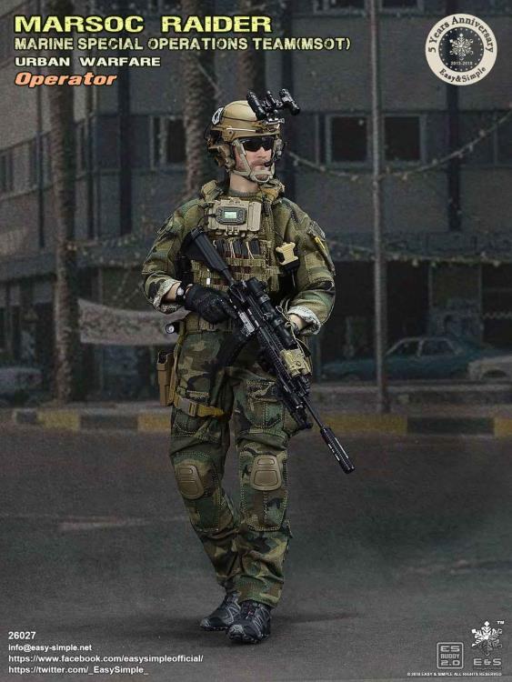 MARSOC Raider Urban Warfare Operator 1/6 Scale Figure